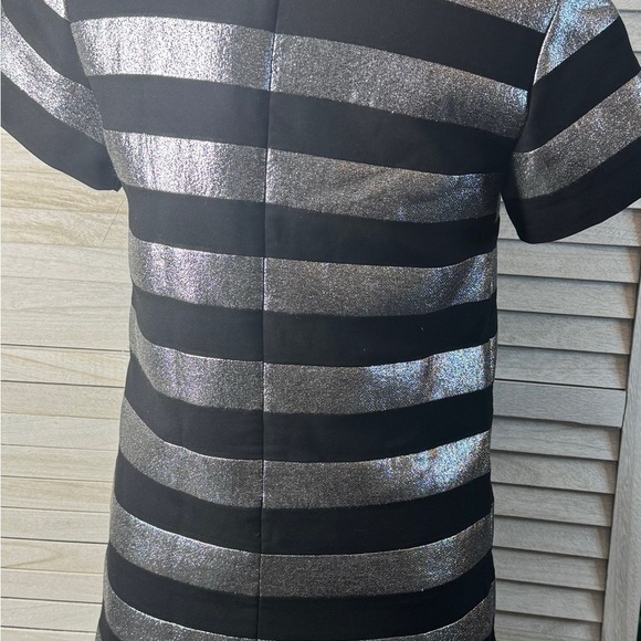 Marc By Marc Jacob’s Metallic Silver and Black Stripe Dress. Size 2. Great Cond. - Picture 7 of 7